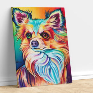 Abstract Colorful Fox