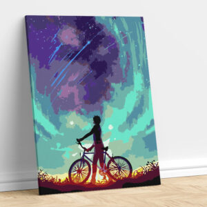 Boy with Bicycle