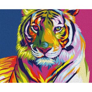 The Colorful Tiger Abstract