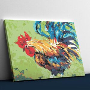 Colorful Abstract Cock