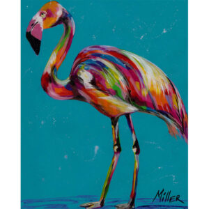 Abstract Greater flamingo